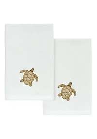TORTUGA 2PC Embellished Fingertip Towel Set