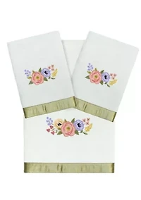 VERANO 3PC Embellished Towel Set