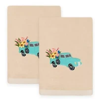 SPRING TRUCK Hand Towels (Set of 2)