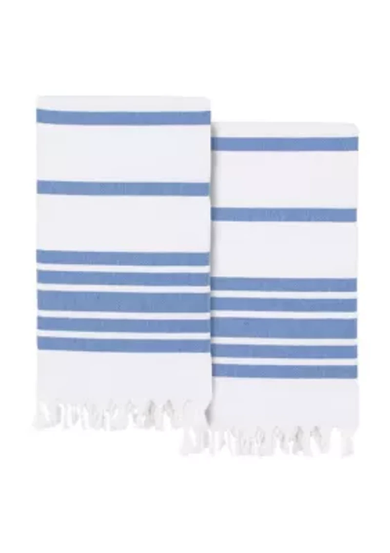 Herringbone Pestemal Beach Towel (Set of 2)