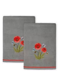 POLLY 2PC Embellished Bath Towel Set