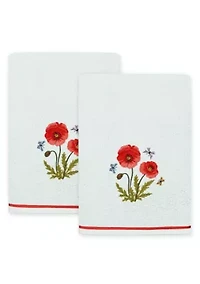 POLLY 2PC Embellished Bath Towel Set