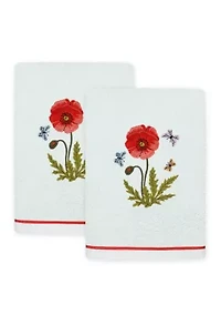 POLLY 2PC Embellished Hand Towel Set