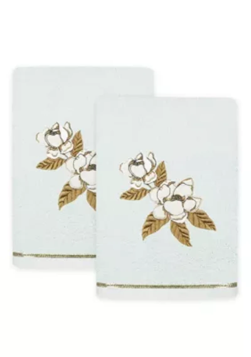 MAGGIE 2PC Embellished Hand Towel Set