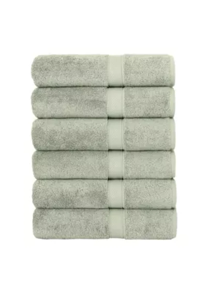Sinemis Terry Bath Towels (Set of 6)