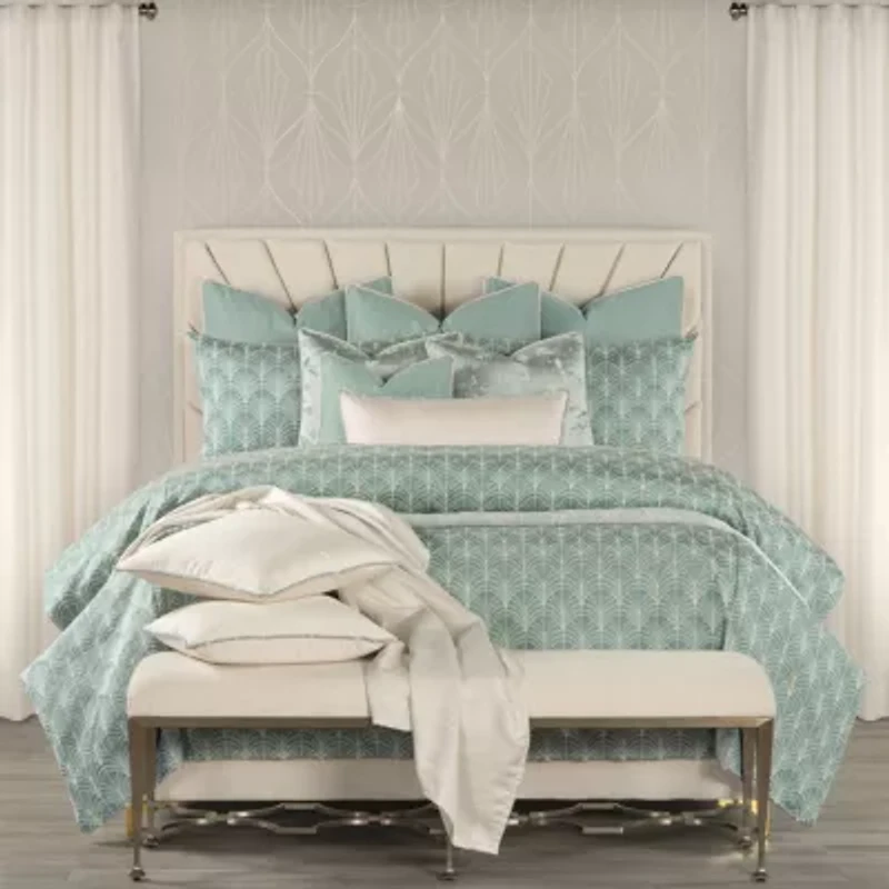 The Great Gatsby At The Gate Art Deco Duvet & Insert Set- California King- 6 Piece