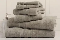 6pc Zero Twist Cotton Towel Set