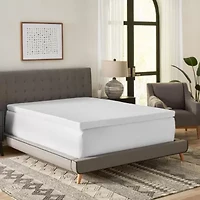 3-Inch Gel-Infused Memory Foam Mattress Topper with Cooling Cover