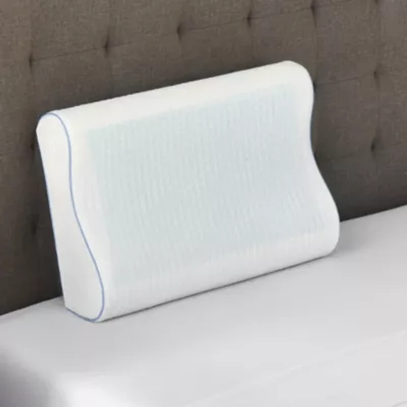 Cooling Gel Overlay Memory Foam Contour Bed Pillow