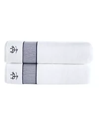 Fancy Border 2 pcs Bath Sheets