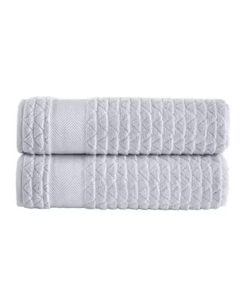 Herringbone 2 pcs Bath Sheets