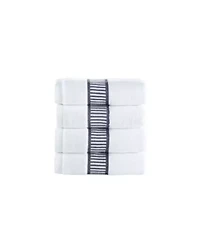 Fancy Border 4 pcs Wash Towels