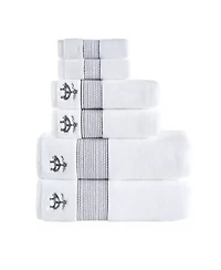 Rope Stripe Border 6 pcs Towel Set