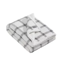 Bunkhouse Plaid Plush Fleece Throw Blanket