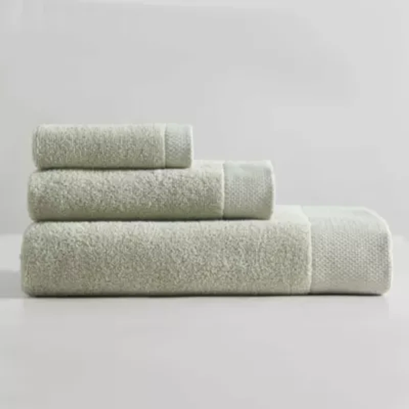 Entwine Solid Cotton 3-PieceTowel Set