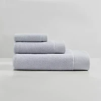 Entwine Solid - Blue 3 Pc Towel Set -3 Piece