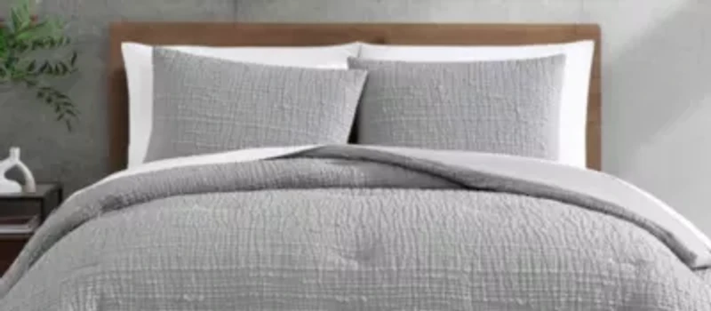 Serenity Wavy Lines Microfiber Comforter Set