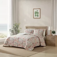 Ikat Tropics Cotton Quilt-Sham Set