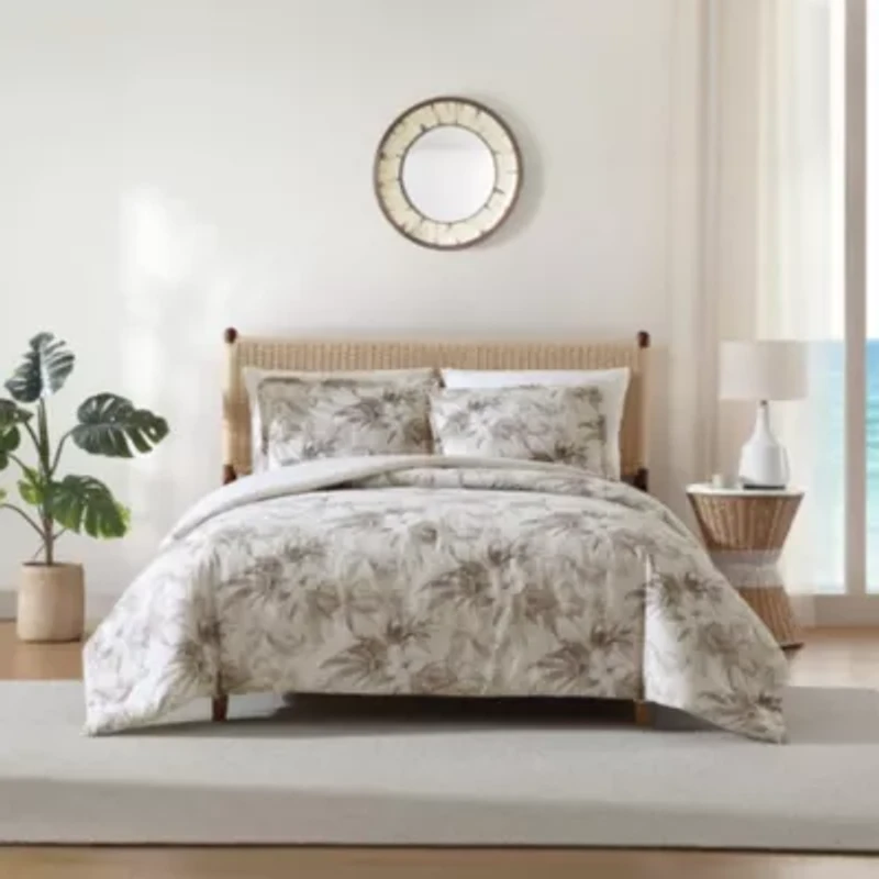Beachway Blooms Comforter-Sham Set