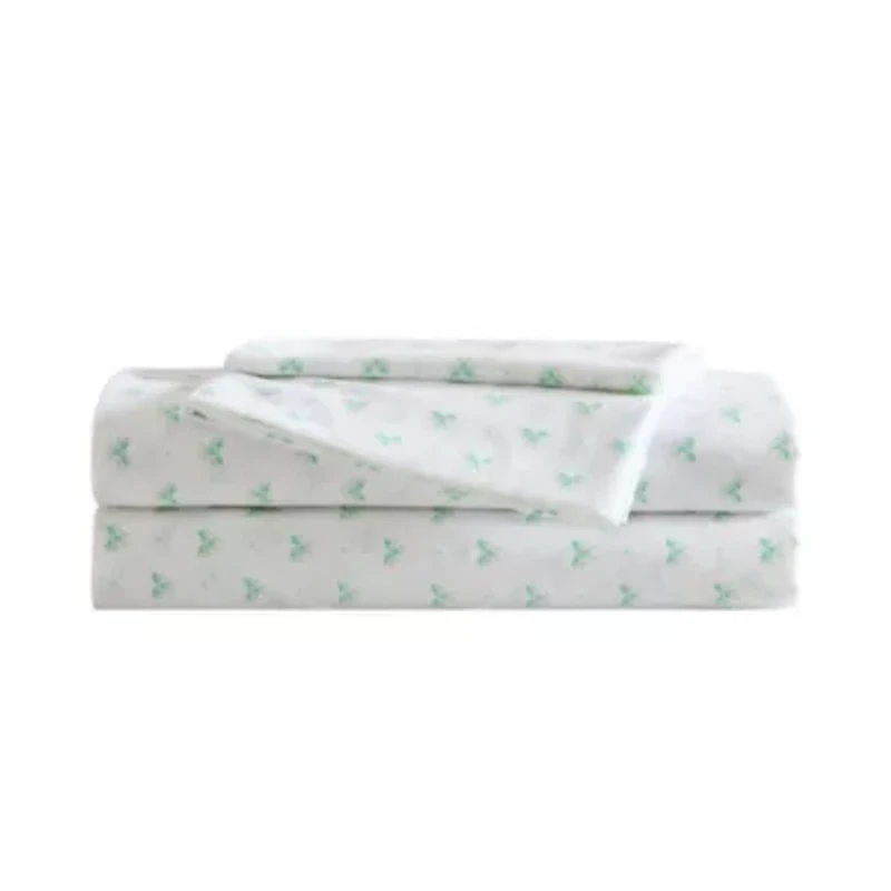 Lovely Bows Microfiber Sheet Set
