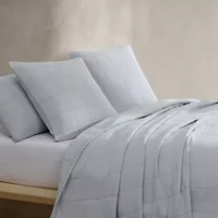 Cotton Gauze Solid Euro Sham Set
