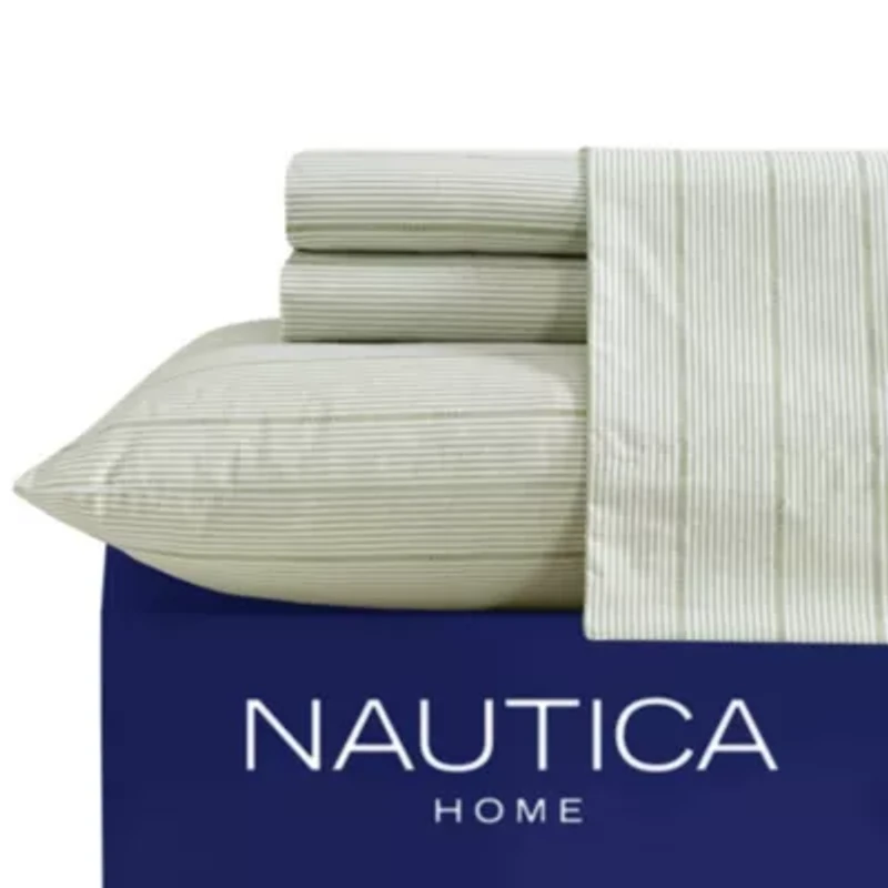 Ellipse Stripe Cotton Sheet Set