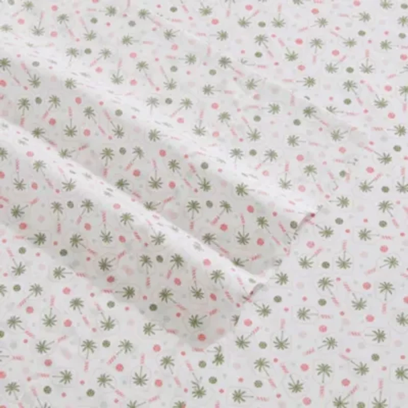 Pickleball Palm Cotton Sheet Set