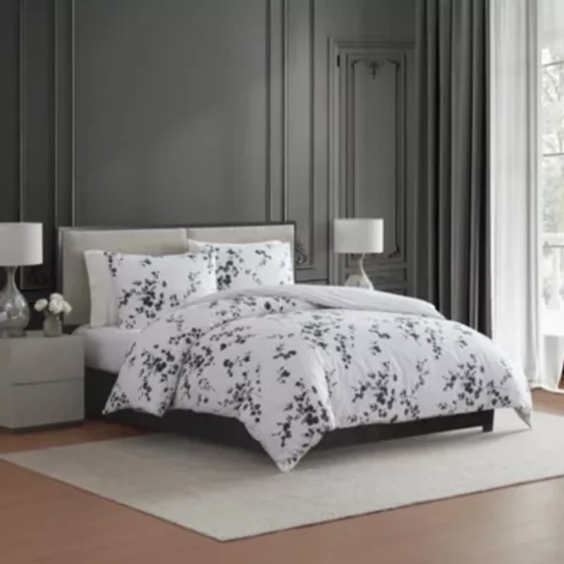 Noir Bouquet Cotton Duvet Set
