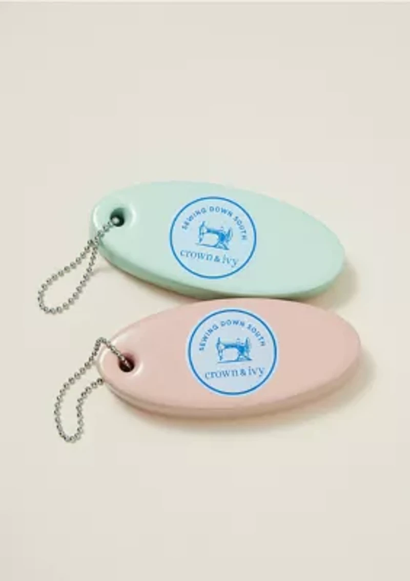 Green Floating Keychain