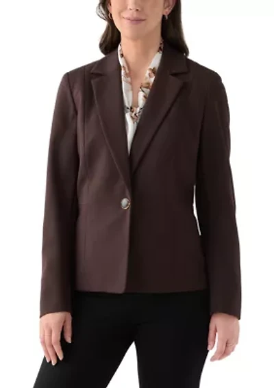 Women's Compression One Button Seamed Jacket