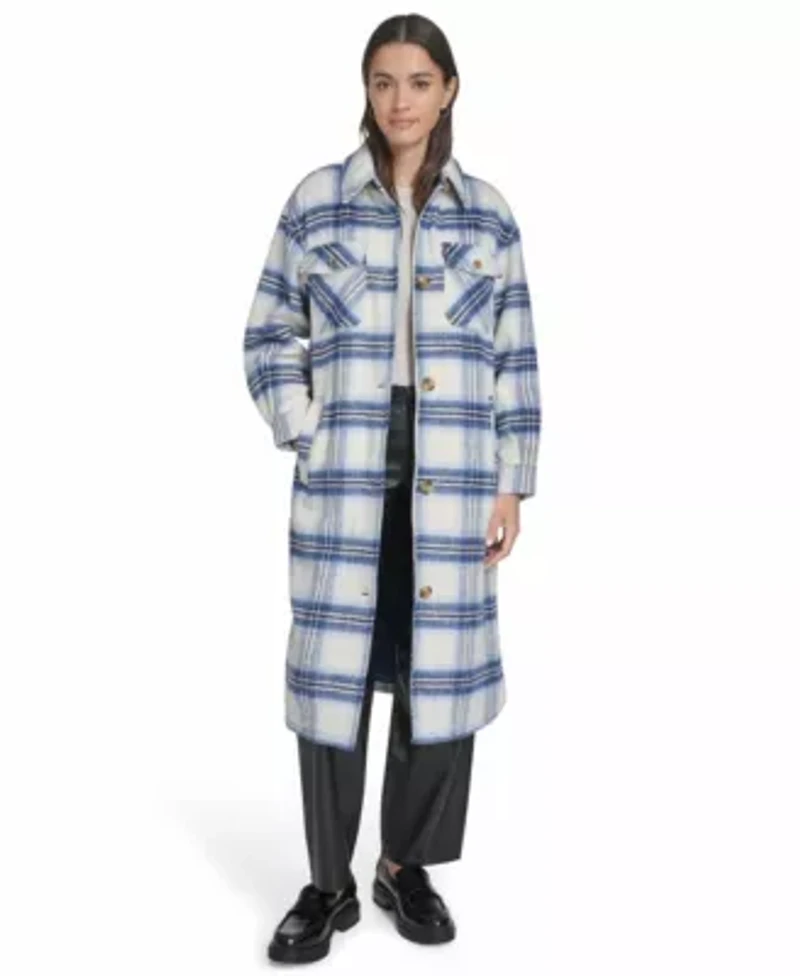 Maxi Plaid Shacket