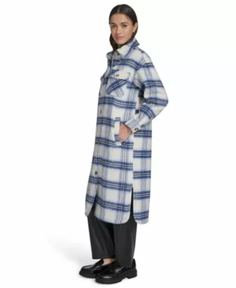 Maxi Plaid Shacket