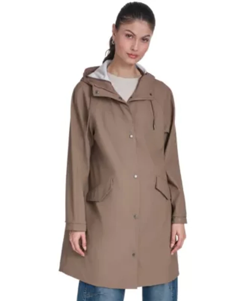 Raglan Sleeve Rain Coat