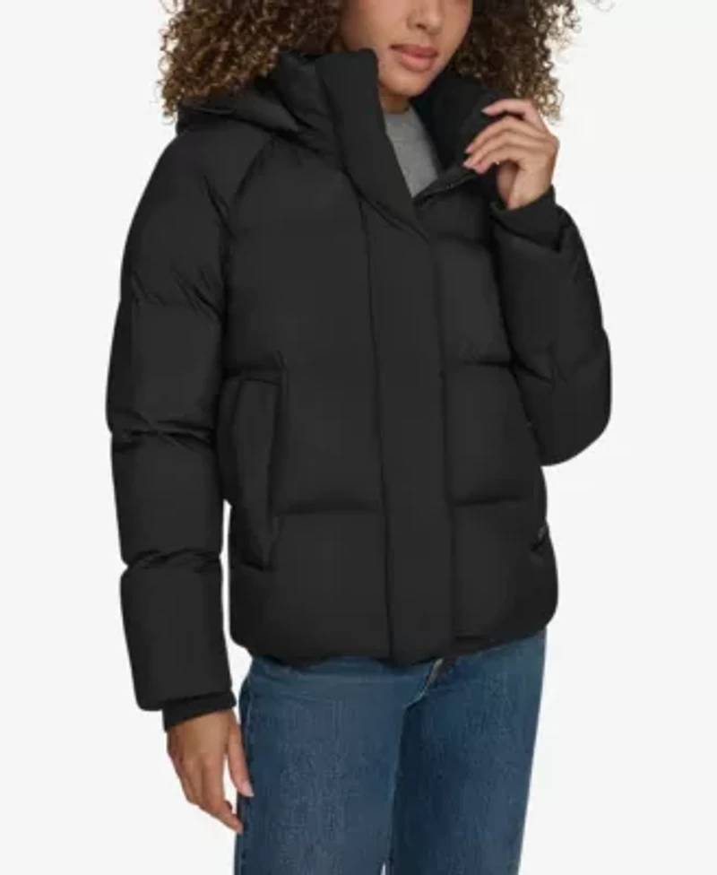 Hooded Quilted Puffer