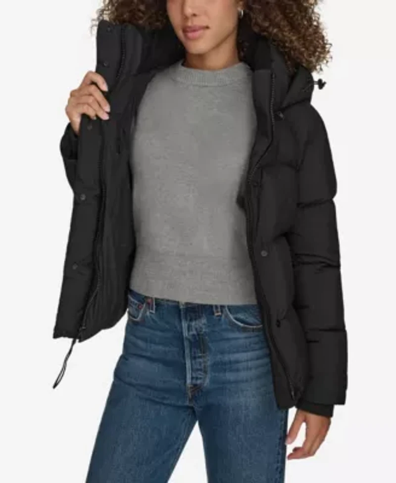 Hooded Quilted Puffer