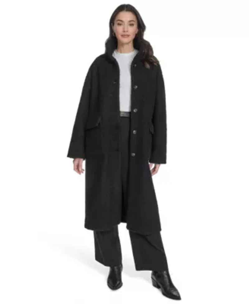 Maxi Sherpa Boucle Car Coat