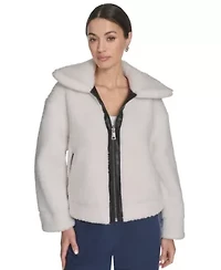 Reversible Relaxed Fit Aviator Jacket