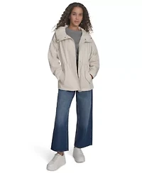 Raglan Sleeve Rain Parka