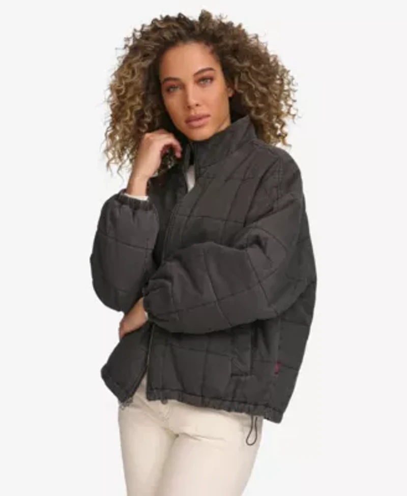 Box Quilted Cotton Jacket