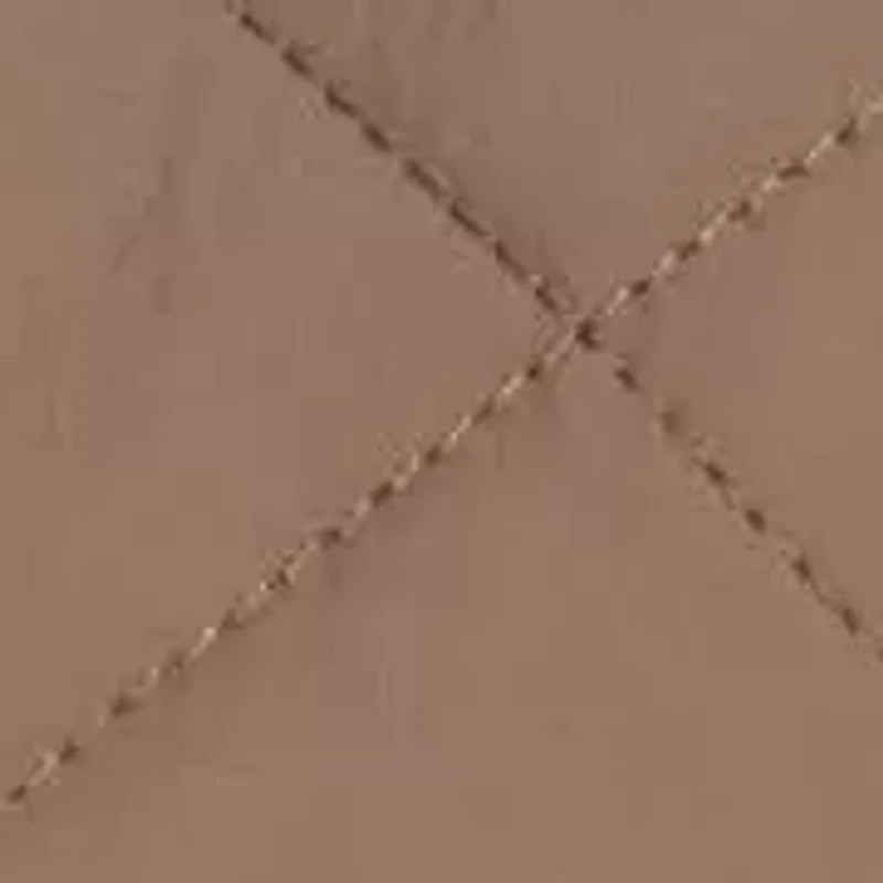 Lightweight Diamond Quilted Jacket With Corduroy Collar