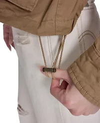 Cropped Cotton Surplus Jacket