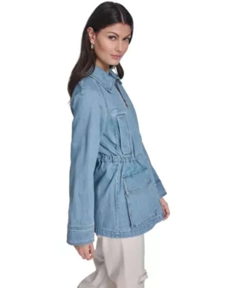 Cinch Waist Barn Jacket