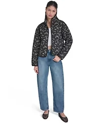 Diamond Quilted Cotton Jacket