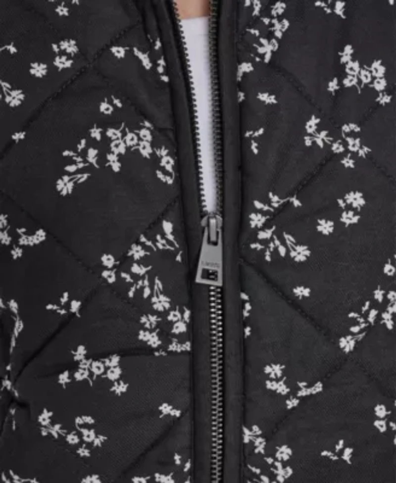 Diamond Quilted Cotton Jacket