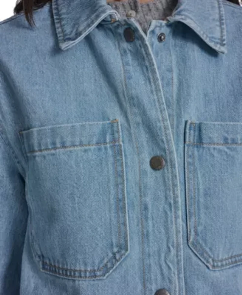 Snap-Front Cotton Jacket