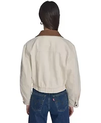 Lightweight Cotton Bomber With Corduroy Collar