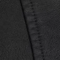 Faux Leather Racer With Princess Seams