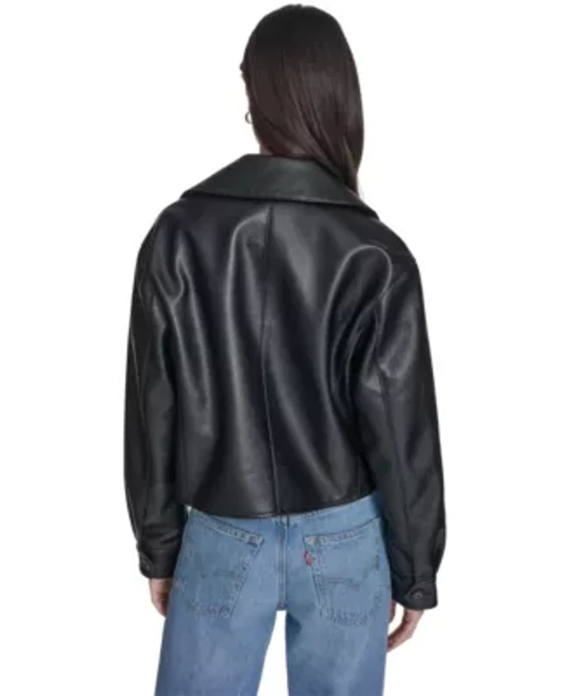 Faux Leather Jacket