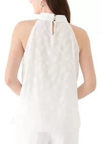 Women's Printed Halter Neck Blouse