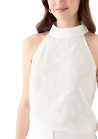 Women's Printed Halter Neck Blouse